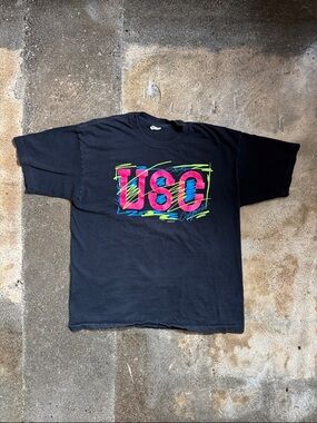 Vintage USC Trojans California T-Shirt L | College University Graphic Tee